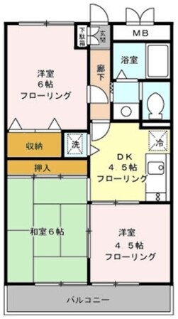 トリヴァンベール華仙の物件間取画像